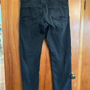 Silver Jeans Dark Blue Straight Leg Jeans